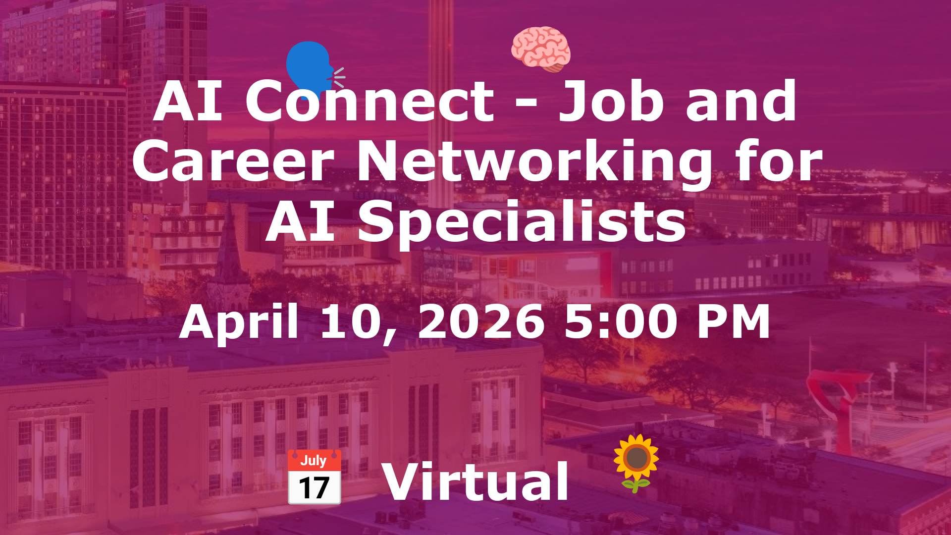 AI Connect - Job and Career Networking for AI Specialists event image